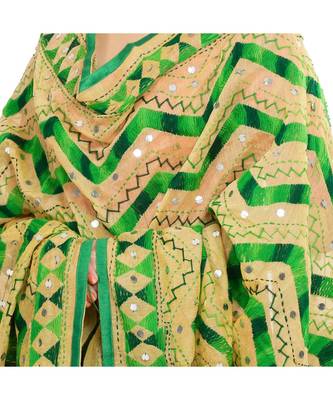 multicolor Georgette Phulkari Dupatta 4