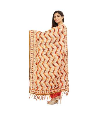 multicolor Georgette Phulkari Dupatta 3