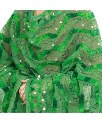 multicolor Georgette Phulkari Dupatta 4