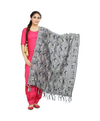 multicolor Georgette Phulkari Dupatta 1