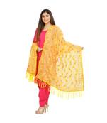 multicolor Georgette Phulkari Dupatta