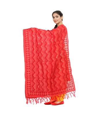 multicolor Georgette Phulkari Dupatta 3