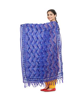 multicolor Georgette Phulkari Dupatta 3