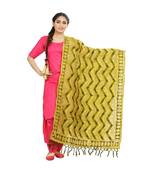 multicolor Georgette Phulkari Dupatta