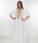 Dubai Kaftan Women Dress Long Gown Farasha Morocco Wear