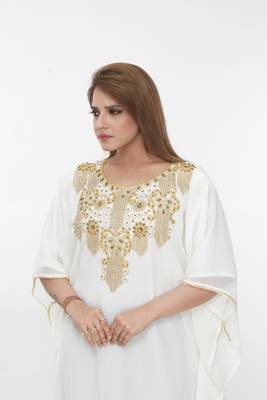 Dubai Kaftan Women Dress Long Gown Farasha Morocco Wear 1