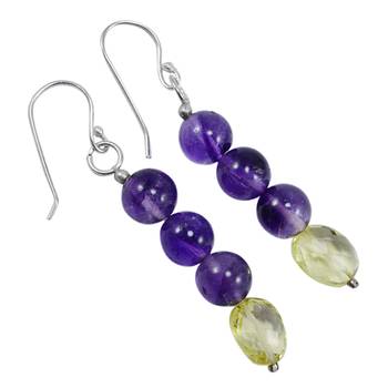 Multicolor Quartz   Earrings 1