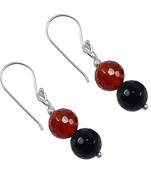 Multicolor onyx earrings