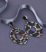 Designer Dangler  Wooden Light Weight Earrings For Girls And Women.