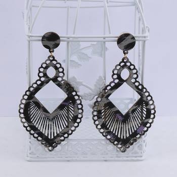 Exclusive  Wooden Earrings Long Dangler Light Weight For Girls And Women. 3