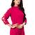 Pink plain cambric tops