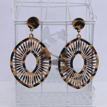 Designer  Wooden Earrings Perfect And Different Look For Women Girl 3