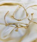 Gold anklets