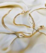 Gold anklets