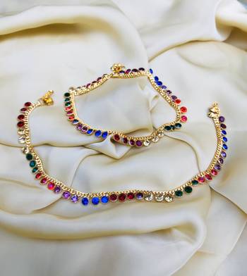 Gold anklets 1