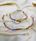 Gold anklets