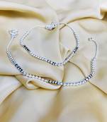 Silver anklets
