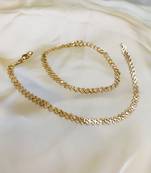Gold anklets