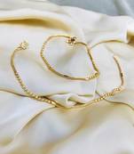Gold anklets