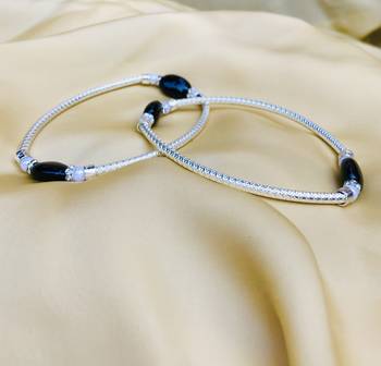 Silver anklets 1