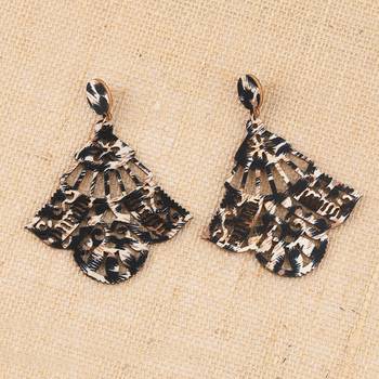 Elegant  Light Weight Dangle Wooden Earrings For Girls And Women. 2