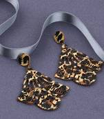 Party Wear Natural  Wooden Earring For Perfect And Different Look For Women