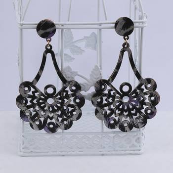 Wooden Light Weight Dangle Earrings For Girls And Women. 3