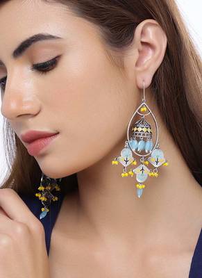 Bagh E Fiza Flower Jhumka Earrings 2