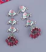 Bagh E Fiza Dreamy Layered Drop Earrings