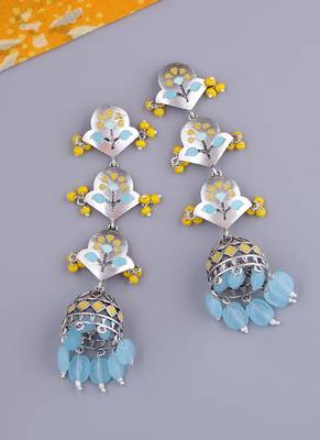 Bagh E Fiza Spring Layered Jhumka Earrings 1