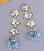Bagh E Fiza Spring Layered Jhumka Earrings