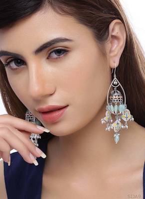Bagh E Fiza Gul Khile Drop Earrings 2