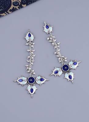 Bagh E Fiza Long Drop Earrings 1