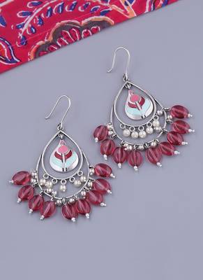 Bagh E Fiza Coloured Beads Earrings 1