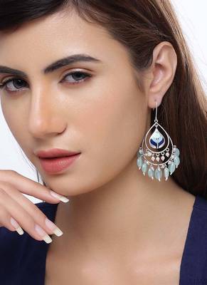 Bagh E Fiza Green Beads Earrings 2