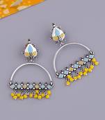 Bagh E Fiza Yellow Beads Earrings