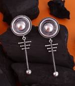 Baigani Circular Drop Earrings