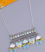 Bagh E Fiza Floral Motifs Brass Necklace