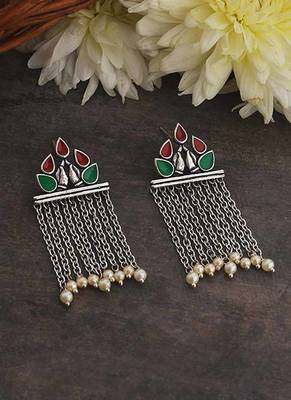 Apinaya Mesh Drop Earrings 1