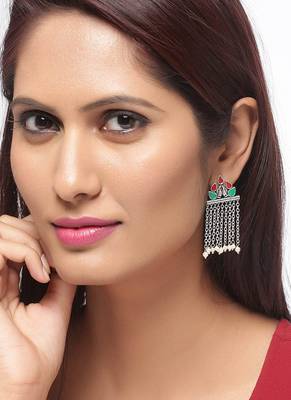 Apinaya Mesh Drop Earrings 2