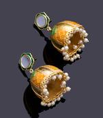 Ombre Yellow Belle Earrings