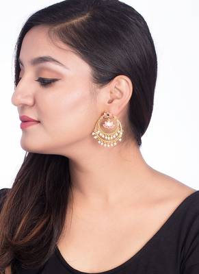 Ombre Diya Earrings - Pink 2