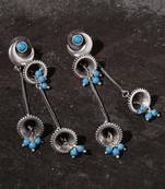 Moksha Half Moon Drop Earrings