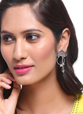 Moksha Tribal Hoop Earrings 2