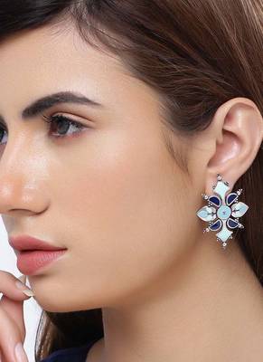 Bagh E Fiza Dreamy Enamel Earrings 2