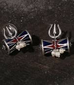 Moksha Damru Trishul Earrings