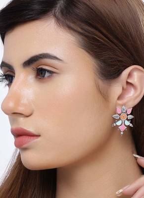 Bagh E Fiza Floral Pattern Subtle Earrings 2