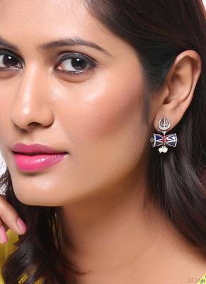 Moksha Damru Trishul Earrings 2