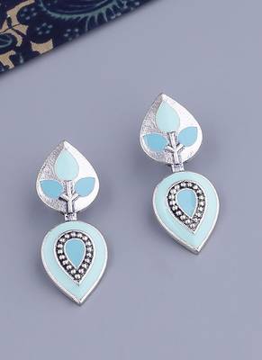 Bagh E Fiza Elegant Leaves Drop Earrings 1
