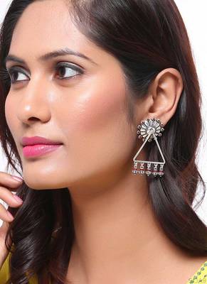 Moksha Circles and Triangles Earrings 2